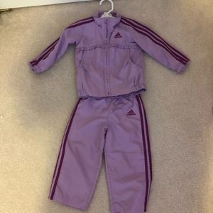 Adidas girls track suit
